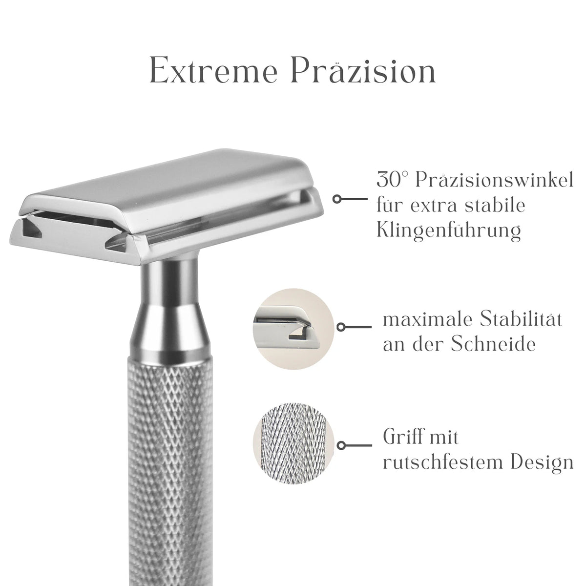 Rasoir de Sûreté Homme Premium 30°